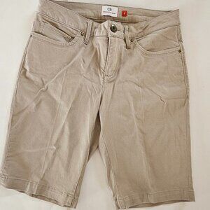 Christopher Blue khaki colored shorts size 4 - these are an excellent condition,
